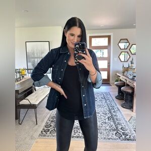 Blank NYC Shot Caller Denim Pearl Snap Shirt